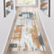 Siunwdiy Teppich Läufer Flur rutschfest Küchenläufer Grau/Creme Abstrakt Korridor Teppichläufer Waschbar 60x160cm Modern Lang Flurläufer Teppich Küche Schlafzimmer Wohnzimmer Meterware Fußmatten