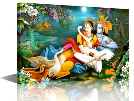 TISHIRON Ganesha Leinwand-Wandkunst Statue des Hindu-Elefantengottes Ganesha-Poster und Drucke, Wanddekoration, Hinduismus, modernes Kunstwerk für Wohnzimmer, Schlafzimmer, Badezimmer, Poster,
