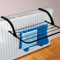 Vivo Technologies 3 Pack Over Radiator Airer Clothes Washing Drying Indoor Rack Rail Dryer Adjustable Foldable 6 Bar Towel Drying Rack with Adjustable Arms Black