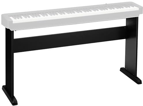 PenyPeal CS-46 Keyboard Stand Compatible for Casio Digital Piano EP-S330BK/EP-S130BK/EP-S120BK/EP-S320BK, CDP-S160/CDP-S110/CDP-S100/CDP-S150, Wooden, Black