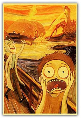Puzzle 1000 Pieces Rick and Morty Anime Poster Kids Art for Adults Children Games Educational Toys