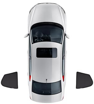 BROHN Parasol de Coche para BMW X1 E84 Parasol Ventana Coche Cortinas Coche Boquear los Rayos UV y Calor Instalación a presión,2 Triangular