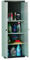 Garofalo - Scik Basic Recycled - Armario alto de resina (PVC) 2 puertas - Color Gris, V02.17.501