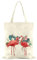 TOPJOWGA Stoffbeutel, Stofftasche, Baumwolltasche Bedruckt, Inspirierte Tragetasche Damen, Baumwolltasche, Einkaufstasche Geschenke Wiederverwendbar, 40x35cm, Einkaufsbeutel (D)