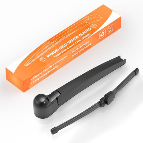 GEARCELL Rear Windscreen Wiper Blade and Arm Set Fit for VW Golf MK 4 5 6 IV V VI Plus Polo 6N1 9N1 9N3, Windscreen Wiper Assembly Automotive Replacement windscreen Wiper Blades Easy Install