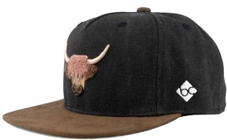 Bavarian Caps Cap Hochlandrind 1 grau - one Size