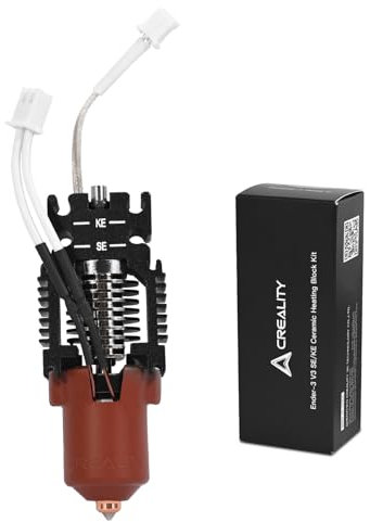 Creality Ender 3 V3 KE/SE Keramik-Heizblock-Kit, Ganzmetall Hotend Kit mit Unicorn Quick-Swap-Düse, 300°C Hoch Temperaturbeständigkeit, 600mm/s Hochgeschwindigkeitsdruck Extruder hot end Ersatz