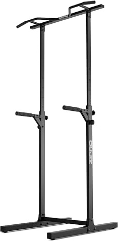 ZIPRO Freistehende Trainingsgeländer - Stabile Konstruktion, Ideal für Pumpe, Dips, Krafttraining und Heim-Studio, Robuster Stahlständer, Höhenverstellbar