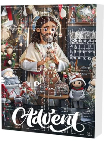 Krippe Adventskalender 2d Acryl Weihnachten Adventskalender Überraschungsbox Weihnachtsschmuck Adventsanhänger Baumkalender