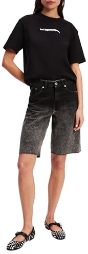 Karl Lagerfeld Jeans Damen Ombre Denim Short