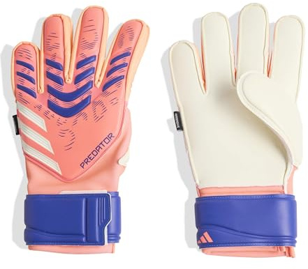 adidas Match Fingersave Unisex Torwarthandschuhe Coral/White/Light Blue, 10