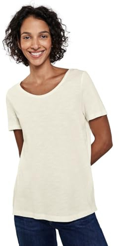 Street One Damen Basic T-Shirt in Unifarbe