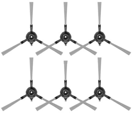 Tbrov Compatible con Compatible con (Xiaomi Robot Vacuum E5 / C108 / CDZC108 / BHR7969EU) Cepillo Lateral Filtro de fregona Robot Aspirador Accesorio Repuesto(Set E)