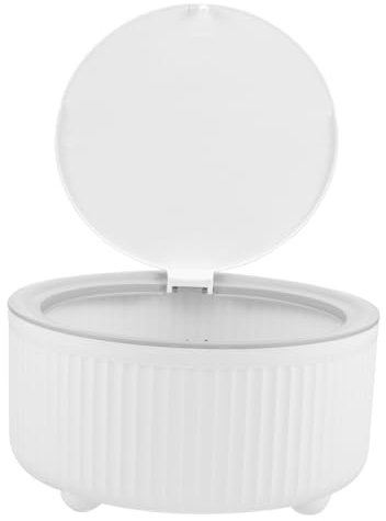 DIKACA Poubelle De Bureau Compacte Et Légère Avec Couvercle À Pression Pour Bureau