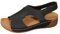 Luadnysin Chaussure Femme Sandale Confortable Nu Pieds Été Chaussures Petit Talon Pour Mariage Compensées Ete Sandales Confort Cuir Plates Femmes Chic Women Sandals Strass Et