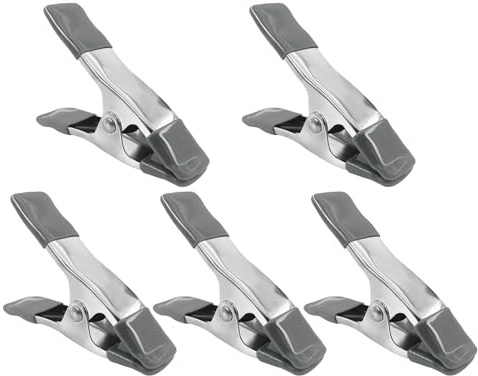 Tktouci Pool Cover Clips, Pool Lid Clamps, Quick-Release Weatherproof Hanger for Backdrop RV Fabric Draping Awning Crafts Quilting