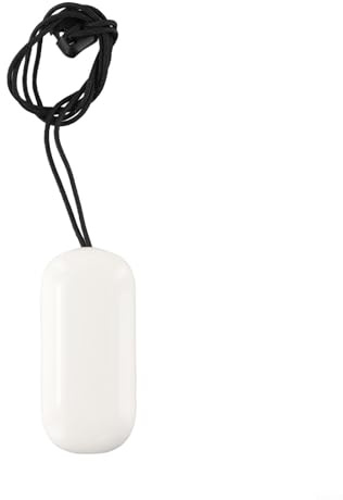 Portable Hanging Neck Negative Ions Air Purifier Device With Long Lasting Battery And USB Charging, For Daily Use To Improve Personal Air(White)