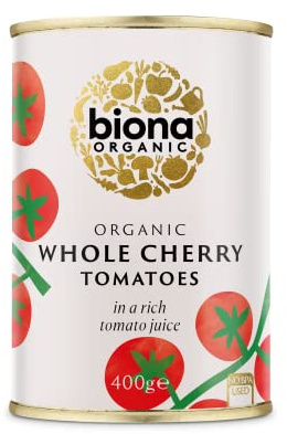 Biona Organic Cherry Tomatoes 400g x 4 (Pack of 4)
