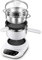 Xyanzi dianzhuguo 1.5L Multi-function Mini Electric Cooker for Home Dorm Cooking Face Artifact Waterproof LED Display 500W (color : With frying pan)