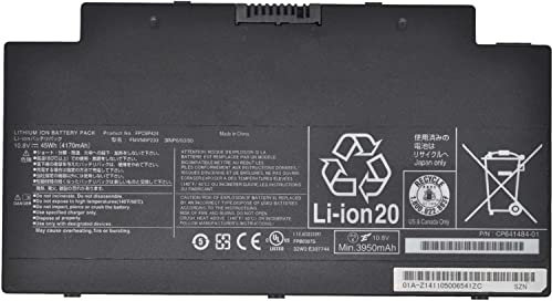 FPCBP424 FMVNBP233 FPB0307S 3INP6/60/80 Batteria del computer portatile compatibile con Fujitsu Lifebook A556 AH77 U727 A556/G AH77/S AH77/M AH556 Series(10.8V 45Wh)