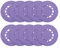 Trend Aluminium Oxide 150mm Random Orbit 120 Grit Abrasive Sanding Discs, AB/150/120A, Pack of 10