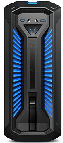 MEDION ERAZER Bandit E10 Gaming Desktop PC (Intel Core i5-10400, 16GB DDR4 RAM, 512GB PCIe SSD, NVIDIA GeForce GTX 1650 4GB GDDR5, DVD, Hot-Swap, WLAN, Win 10 Home)