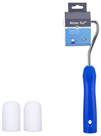 Mister Rui Foam Paint Roller, 2 Mini Paint Roller, High Density Paint Roller, for Professional Use and DIY Projects, for Painting and Renovating of Furniture, 2(50.8mm)
