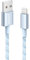 Anker 3.3ft Lightning Cable, 331 Cable, Premium Nylon USB-A to Lightning Cord, MFi Certified for iPhone Chargers, iPhone SE/Xs/XS Max/XR/X/8 Plus/7/6 Plus, iPad Pro Air 2, and More (Winter Blue)