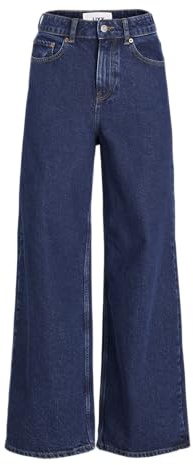JJXX Damen Jxtokyo Wide Hw Mr6001 Noos Hose, Dark Blue Denim ,24W / 30L