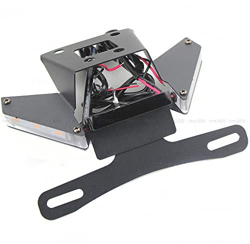 Kennzeichenhalter für Kawasaki Ninja 250 400 18-21, Z250 Z300 Z400 19-21 Motorrad Fender Eliminator Bracket Mount LED Blinker Kennzeichenbeleuchtung