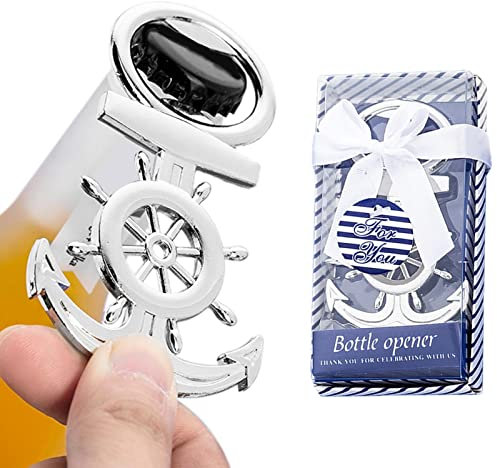 Ancora apribottiglie - Apribottiglie Soda a Tema Nautico | Birra Pop Can Bottle Opener Portachiavi Regalo per Uomo Marito Padre papà Fidanzato Barista
