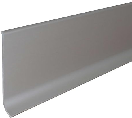 Zócalo | aluminio | plata | ancho 10 mm | altura 80 mm | longitud 2500 mm | grosor del material 1,5 mm | autoadhesivo | rodapié | 1 pieza