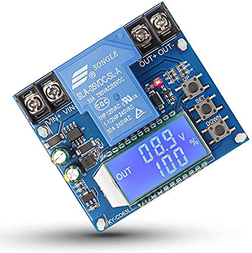 Niederspannungsabschaltung, DC 6V-60V Niederspannungsschutz Trennschalter Entladeschutz für Blei-SäUre-Batterie