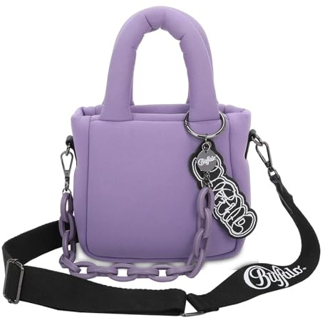 Buffalo Damen Boxy04 Neoprene Lilac Handtasche
