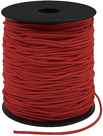Uiopa Filo Elastico per Braccialetti, 1,5mm x 100m Cordino Elastico Rotonda Filo per Braccialetti Resistente, Filo Elastico Cordone Perline per Creazione di Gioielli e Artigianato Fai-da-Te