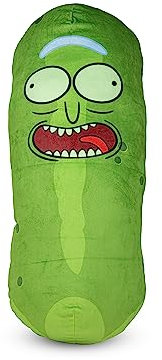 Play by Play 123086 Plüschtier 32cm und 66cm Does Not Apply Plüsch Pickle Rick & Morty Soft 32 cm und 66cm, Mehrfarbig, 2 Größen zur Auswahl