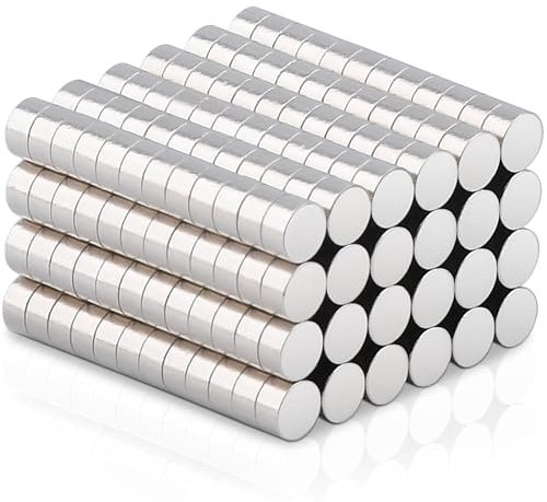 FPMYB 300 Stück Neodym Magnete Magnete Stark 2x1mm, Magnete Stark Magnete Klein Rund Mini Magnete für Magnettafel, Kühlschrank, Whiteboard, Fotos, Pinnwand, Büro
