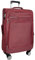 MY TRAVEL BAG Stoff Reisekoffer Trolley Erweiterbar mit Zwillingsrollen (M/L/XL/XXL oder 4er Set) Weichgepäck (Rot, Handgepäck (55cm))