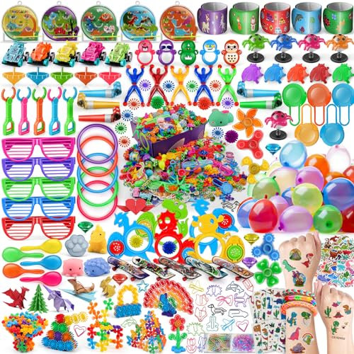 AmyBenton Petit Cadeau Anniversaire Enfant, Jouet Pinata Garçon Fille, Assortiment Jouets pour Sacs Cadeaux, Récompenses de Classe Scolaire, Prix du Carnaval, Staffy de Noël, Prix du Trésor