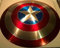 Captain ShielCaptain America Schild, 55,9 cm, Baustahl, Captain America, runder Schild, Ledergriff, Wanddekoration, Schild, Geschenkartikel