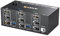 YOUTINGHDAV 2 DP + 1 HDMI KVM Switch 2 PC 3 Monitore, USB 3.0 KVM Switch Triple Monitore 2 Displayport + HDMI 8K@60Hz 4K@144Hz für 2 PC Teilen Maus, Tastatur, mit Wired Remote