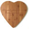Forlive Tagliere in Legno di bambù a forma di Cuore dimensione 30x30x1,2 cm