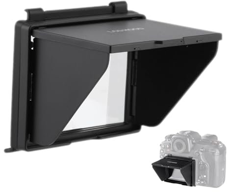 Agatige LCD della Fotocamera Parasole Paraluce LCD della Fotocamera Mirino Protezione Schermo LCD Pop Up Camera Parasole Visiera Parasole Cappuccio Cover per D500
