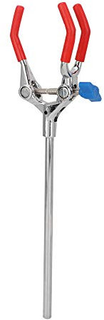 Abrazadera Ajustable de Tres Mandíbulas, Soporte de Metal para Retorta de Laboratorio, Soporte de Retorta de Laboratorio, Abrazadera para Matraz de Condensador para Botellas y