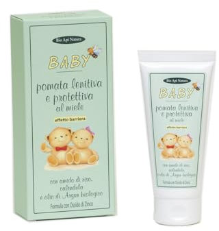 Beruhigende und schützende Baby-und Kinder Bio Creme mit Honig, Arganöl und Gelee Royal(Barrierewirkung)-Body Cream-Gesichtscreme-Baby Salbe für trockene Haut-Naturkosmetik für junge Haut-nährend
