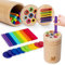 oazoxcx Montessori Spielzeug sortierspiel Montessori Spielzeug ab 1 Jahr Holz Spielzeug ab 2 Jahren Kinder Vorschule Farben Sortier Stapelspielzeug für 1 2 3 Jahre alt Kinder