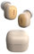 House of Marley Smile Jamaica Ohrhörer - Kleine In-Ear Bluetooth-Kopfhörer, 14 Stunden Wiedergabezeit, Mini TWS mit Ladecase, Nachhaltige Materialien, Crème