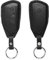 Premium Leder Autoschlüssel Schutzhülle kompatibel mit VW Golf 8, 3-Tasten, Kompatibel mit Seat Leon, Skoda Octavia, Cupra - Elegante Schlüssel Tasche in Schwarz mit Schlüsselanhänger