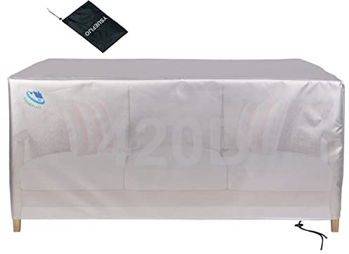 Gartenmöbelbezug Outdoor wasserdicht 420D Oxford rechteckig/quadratisch Gartentisch Stuhl Set Strapazierfähige segmentierte Sofabezüge für den Außenbereich