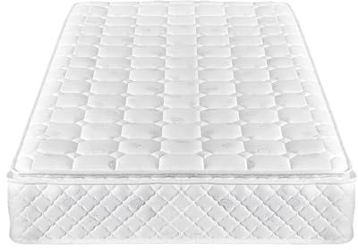 Federkernmatratze mit 7-Zonen-Kaltschaum, Taschenfederkern, atmungsaktiver Mikrofaserbezug, Härtegrad H3, Öko-Tex zertifiziert, für Seitenschläfer, Rückenschläfer und Bauchschläfer (Weiß,90x200x25cm)